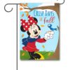 Fall Minnie Mouse Garden Disney Flag