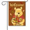 Fall Welcome Garden Winnie the Pooh Disney Flag