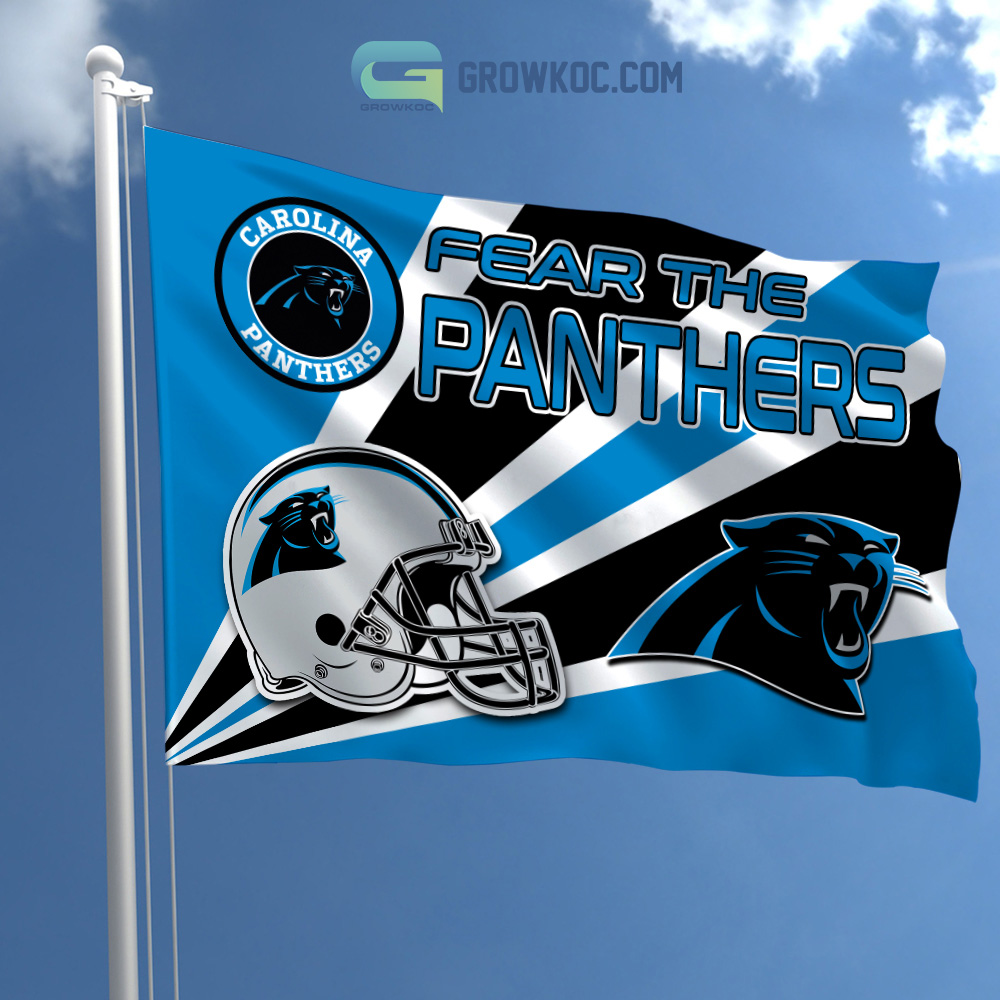 Fear The Carolina Panthers NFL House Garden Flag2B1 FnrkM