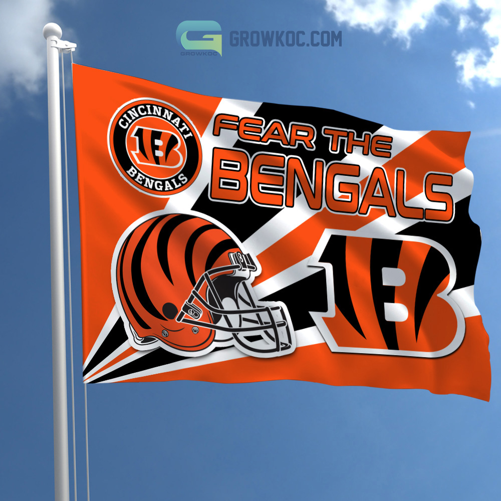 Fear The Cincinnati Bengals NFL House Garden Flag2B1 6Dt2Z