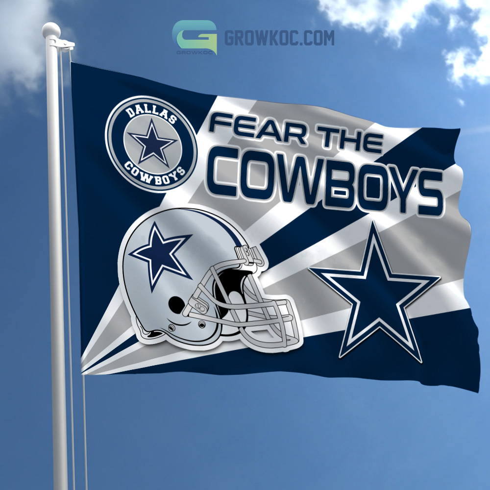 Fear The Dallas Cowboys NFL House Garden Flag2B1 yslAR