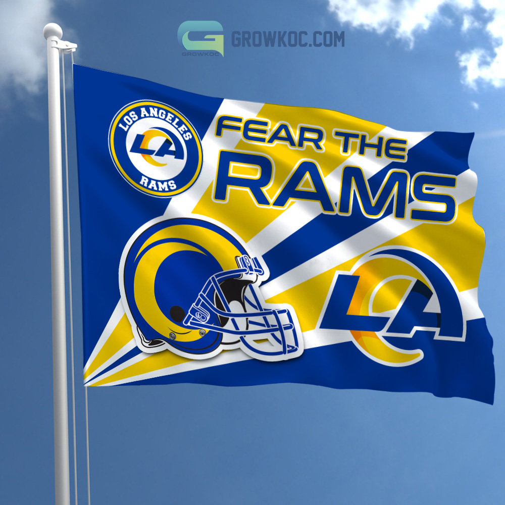 Fear The Los Angeles Rams NFL House Garden Flag2B1 XUbAl