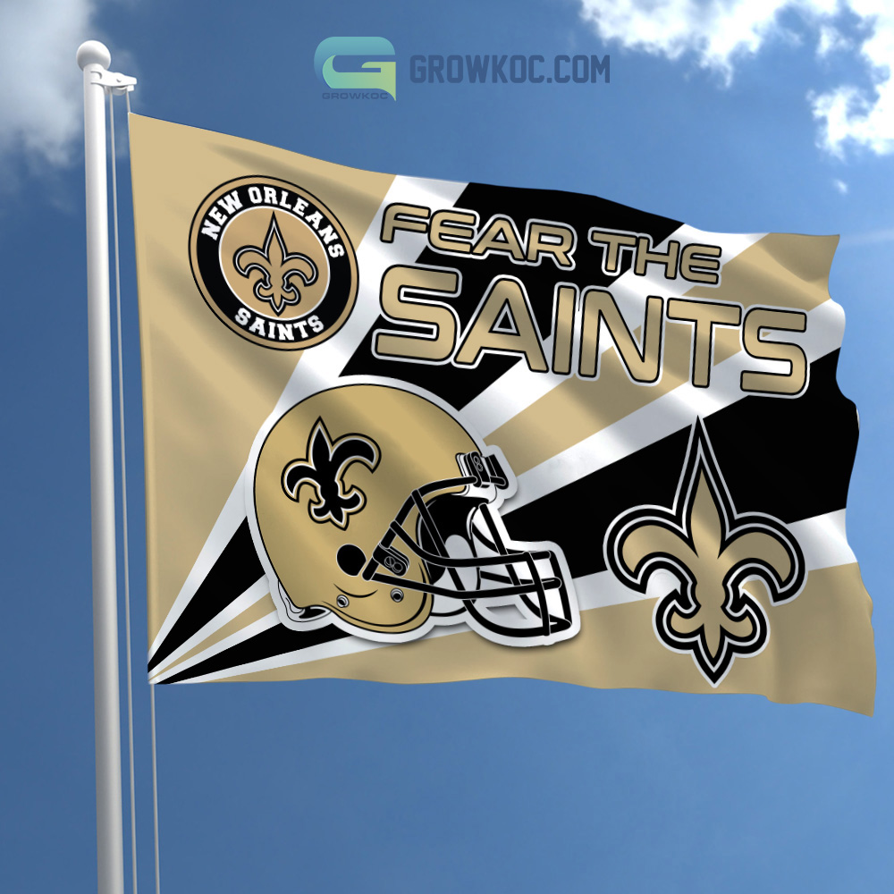 Fear The New Orleans Saints NFL House Garden Flag2B1 LaK4D