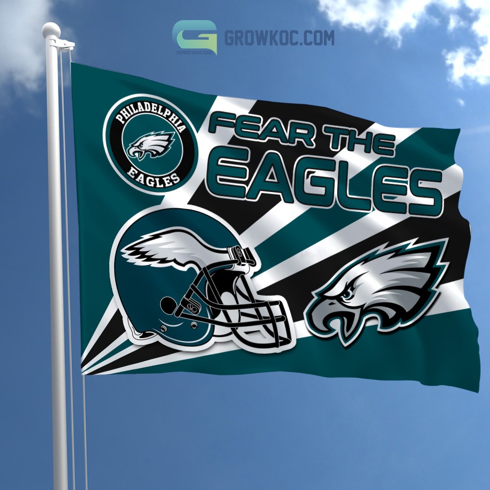 Fear The Philadelphia Eagles NFL House Garden Flag2B1 vdmNv