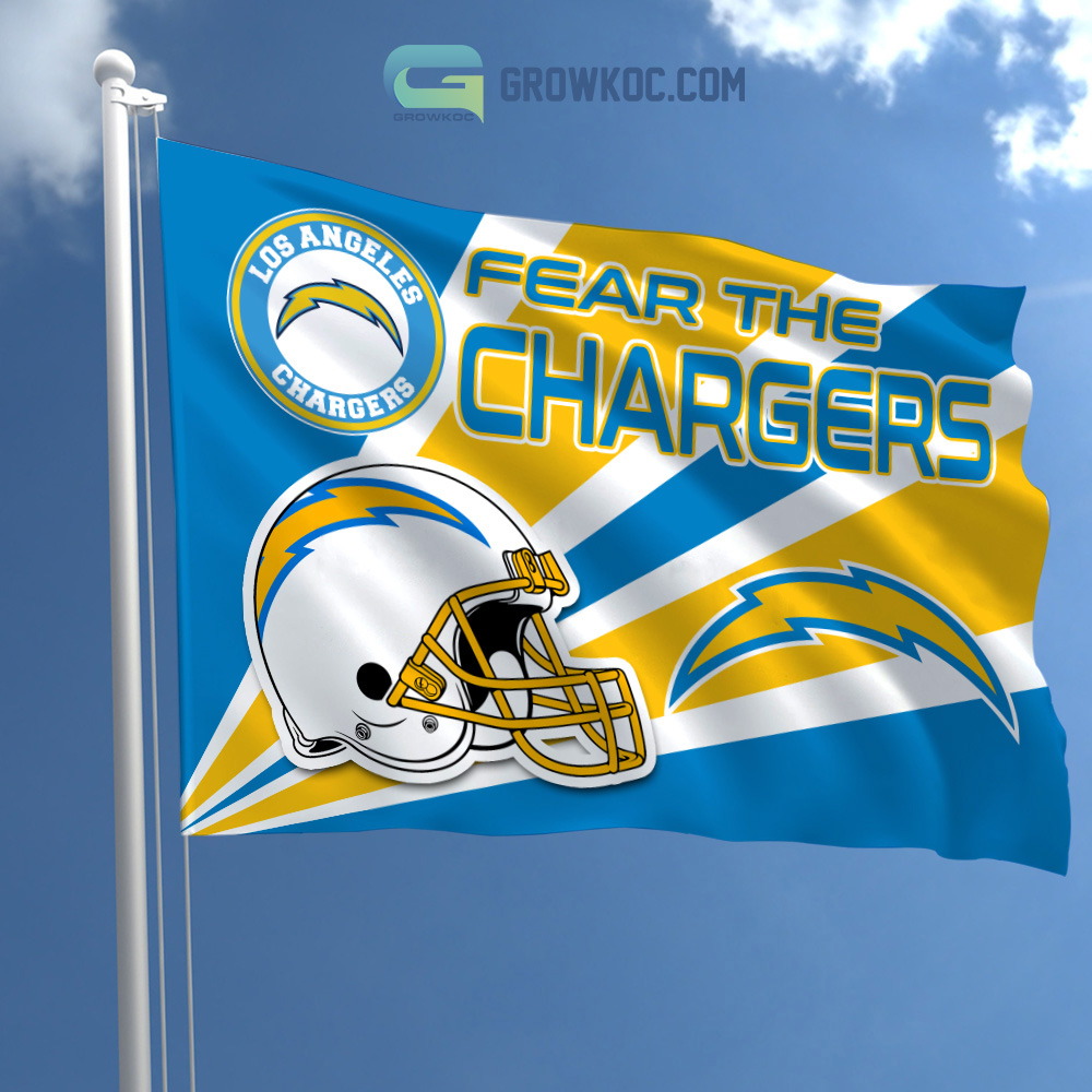 Fear The San Diego Chargers NFL House Garden Flag2B1 mGamZ