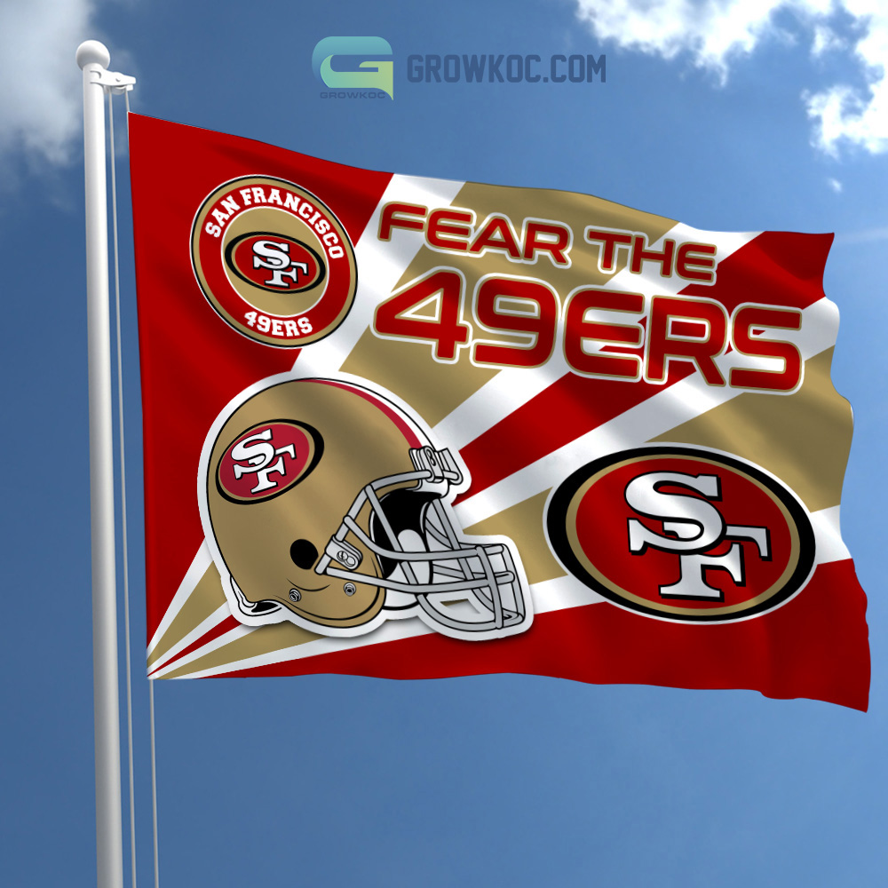 Fear The San Francisco 49ers NFL House Garden Flag2B1 T19IN