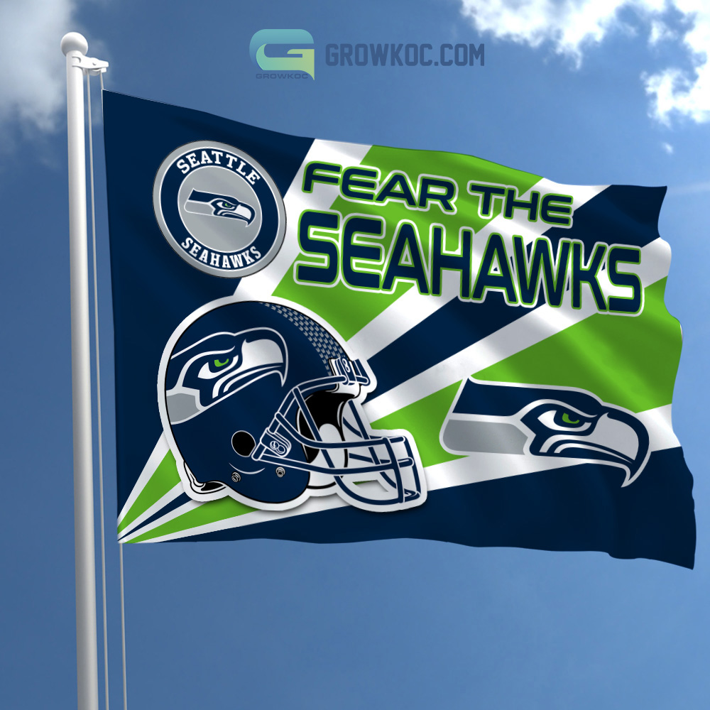 Fear The Seattle seahawks NFL House Garden Flag2B1 fJe5m