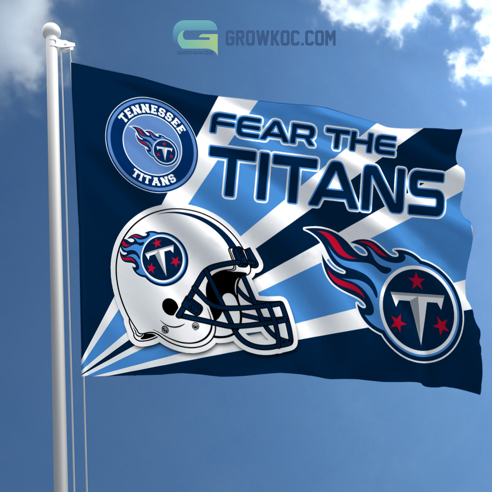 Fear The Tennessee Titans NFL House Garden Flag2B1 Y6vez