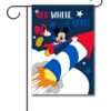 Firework Patriotic Mickey Mouse Garden Flag