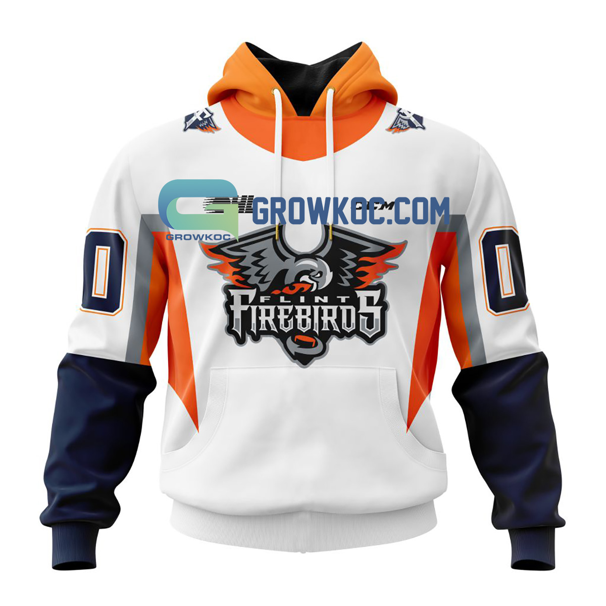 Flint Firebirds Away Jersey Personalized Hoodie Shirts2B1 brnjo