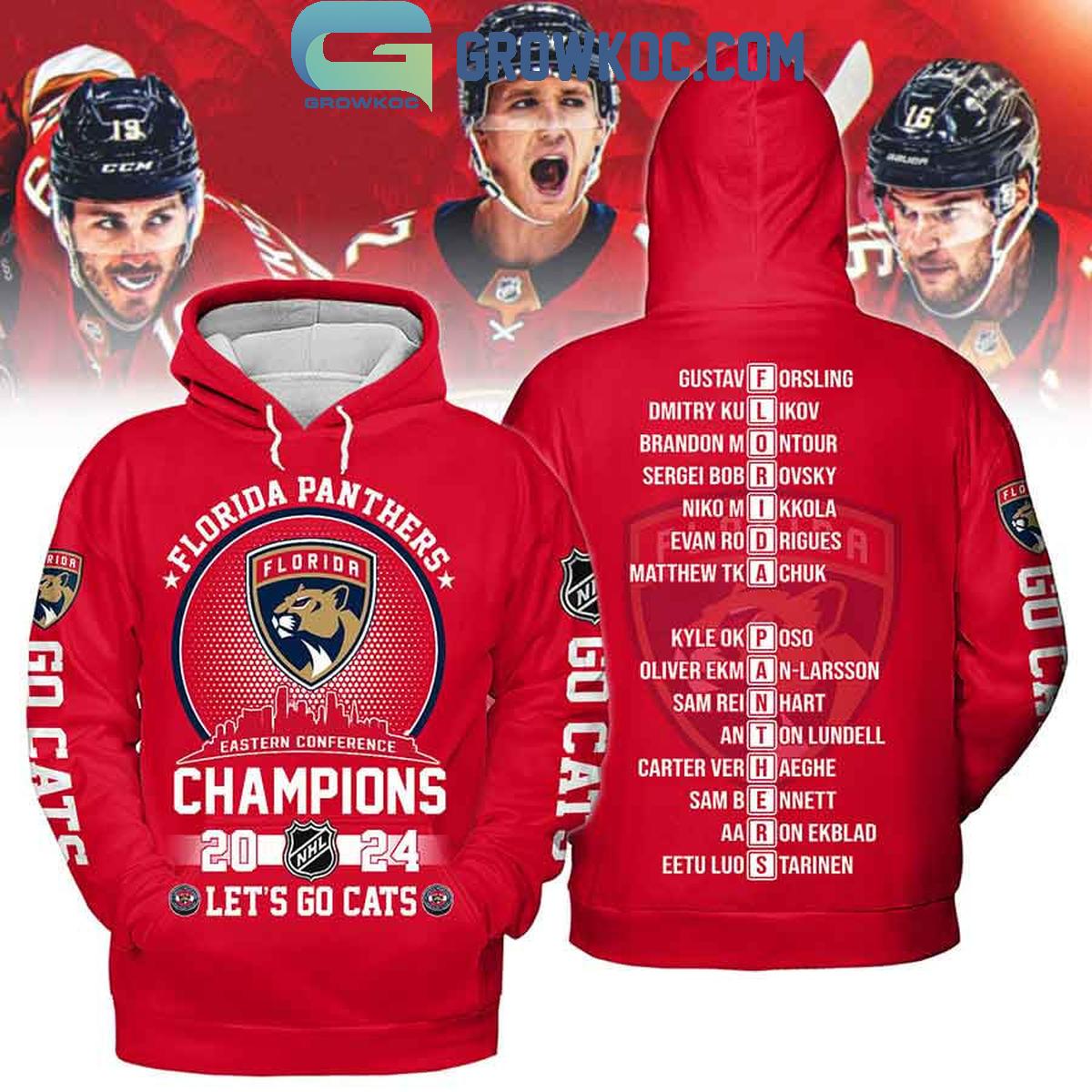 Florida Panthers Eastern Conference Champions 2024 Lets Go Cats Hoodie T Shirt 3 a6LcQ