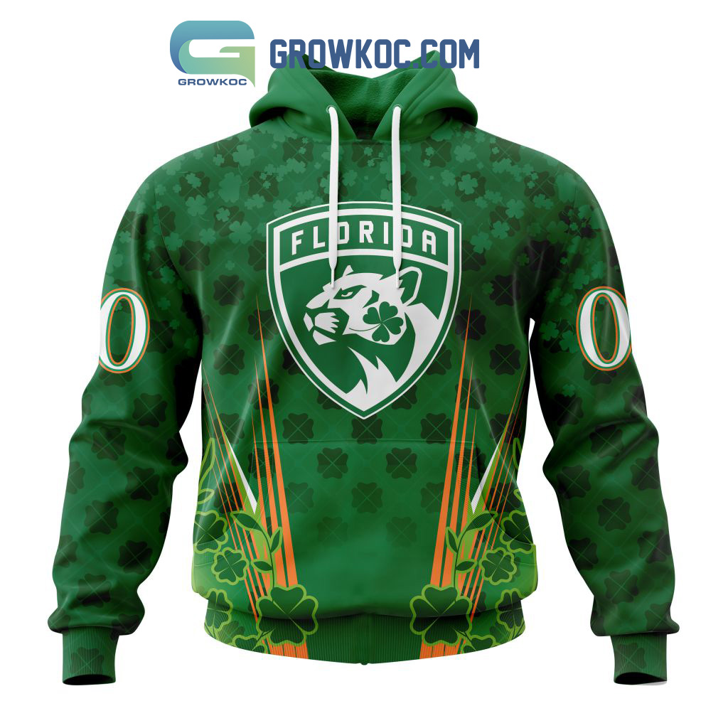 Florida Panthers St. Patricks Day Personalized Hoodie Shirts2B1 rJdXL