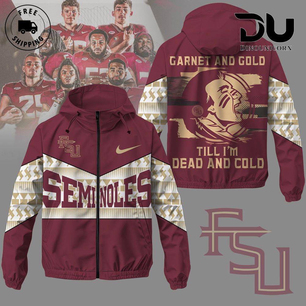 Florida State Seminoles Football Team NCAA Windbreaker Jacket 1