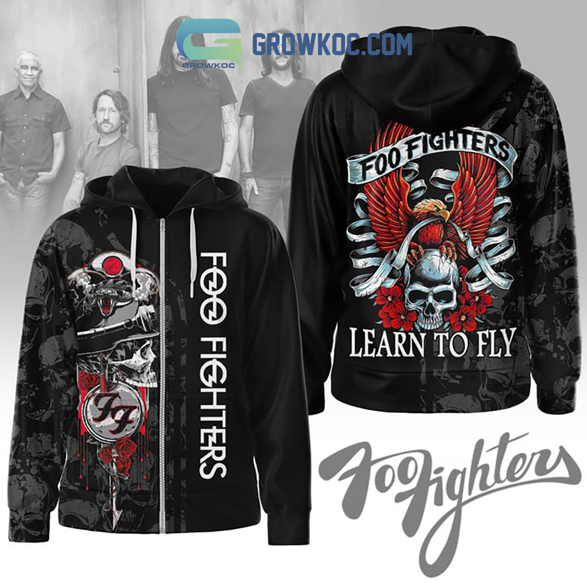 Foo Fighters Learn To Fly High Fan Hoodie Shirts2B1 mwCMd