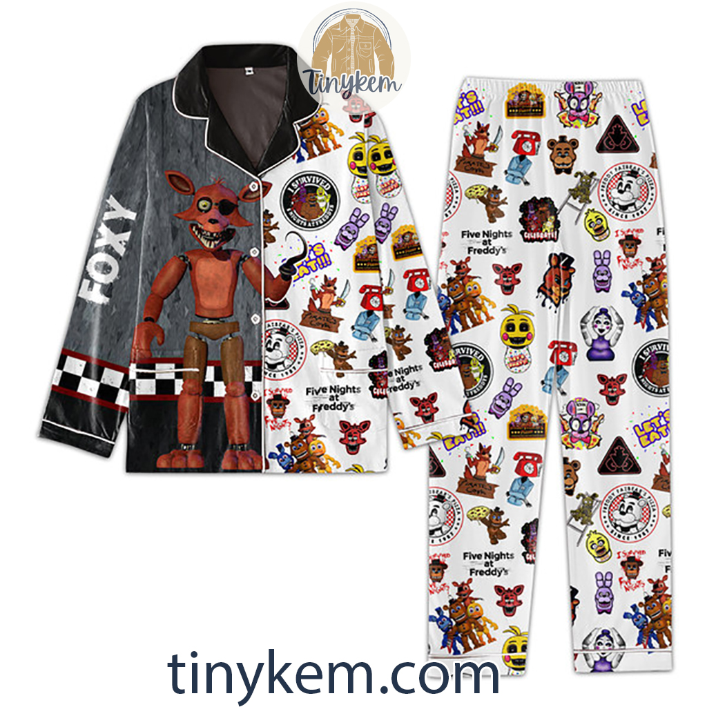 Foxy In Five Nights at Freddys Pajamas Set2B1 hhND6