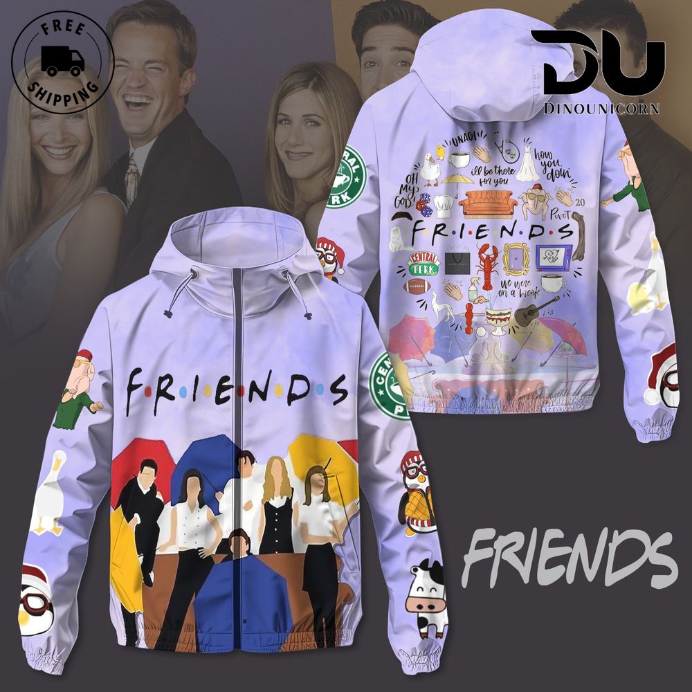 Friends Tv Series Windbreaker Outdoor Jacket 1