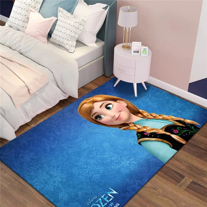 FrozenAnnaElsaPrincessCarpetLivingRoomBedroomSofaMatDoorRugs