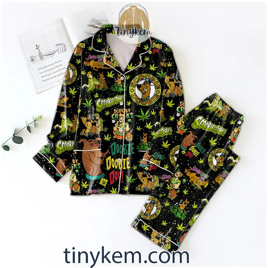 Funny Scooby Doo Scoobie Doobie Pajamas Set2B1 dvlbz