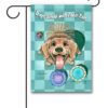 GPA3119 Gary Patterson Wagging Dog Garden Flag