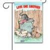 GPA3124 Gary Patterson Dog and Cat Love Garden Flag