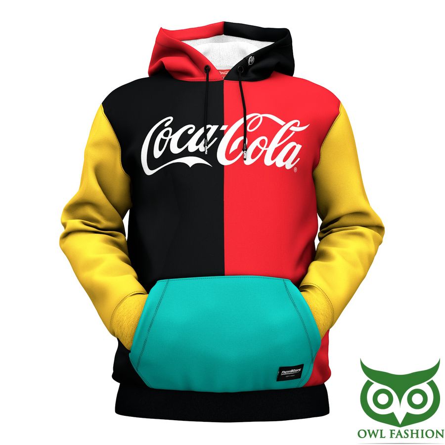 GX4ofz1t 2 Coca Cola By Freshhoods Color Block Hoodie