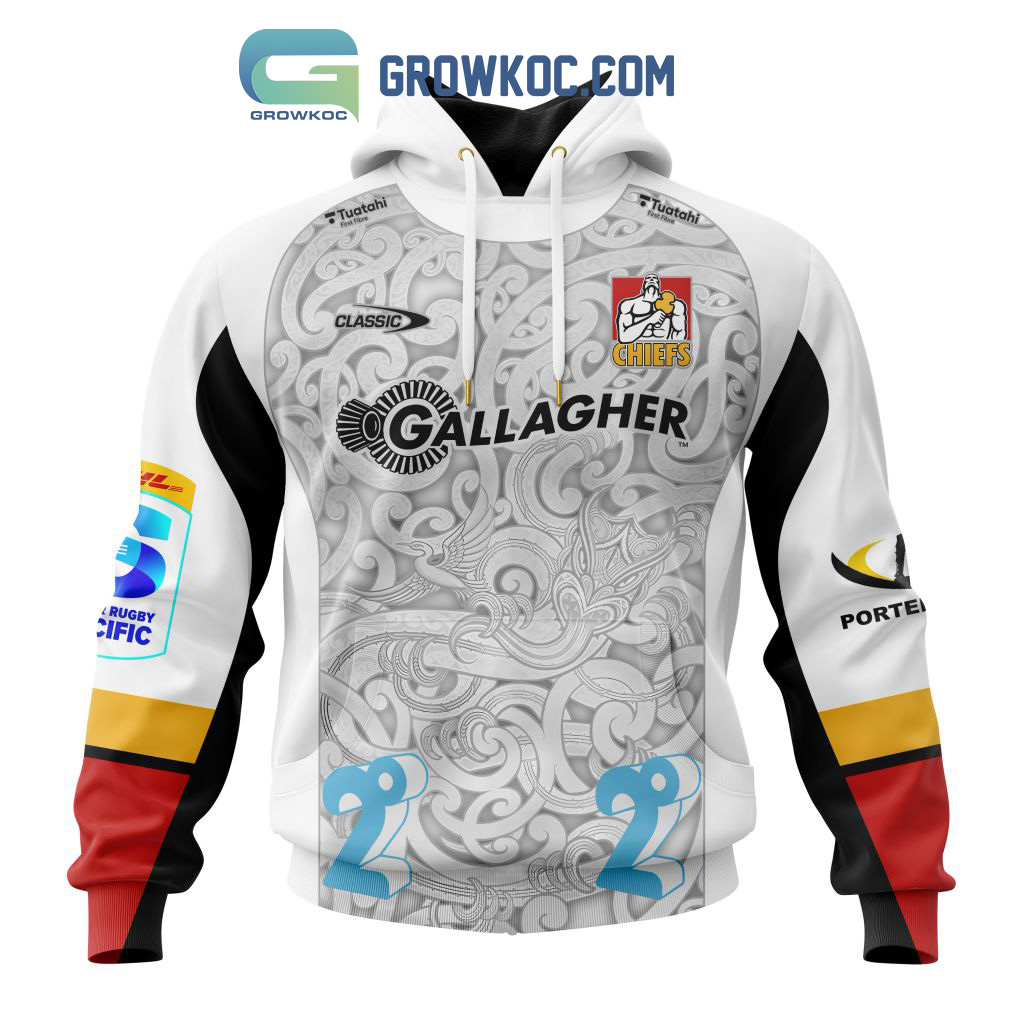 Gallagher Chiefs Personalized 2024 Away Super Rugby Fan Hoodie Shirts2B1 2AKXu