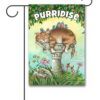 Gary Patterson Cat in Birdbath Spring Garden Flag