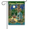 Gary Patterson Happy Campers Garden Flag