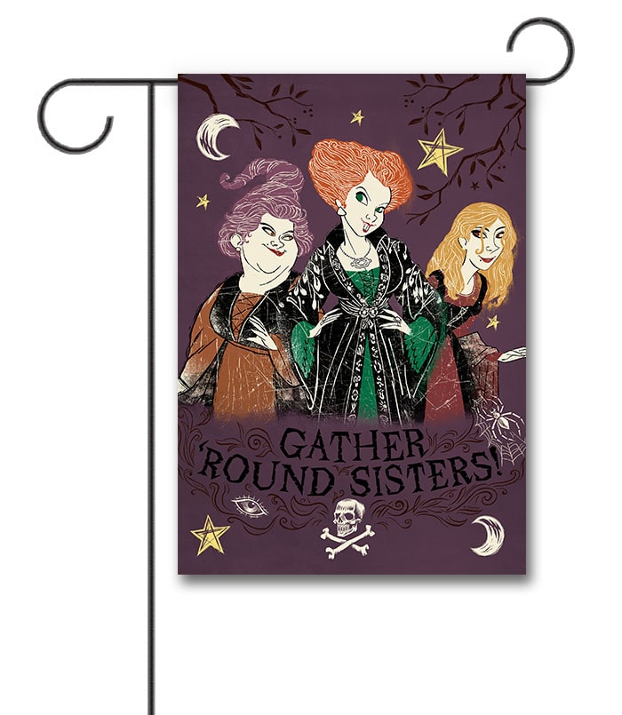 Gather Round Sisters Garden Disney Flag