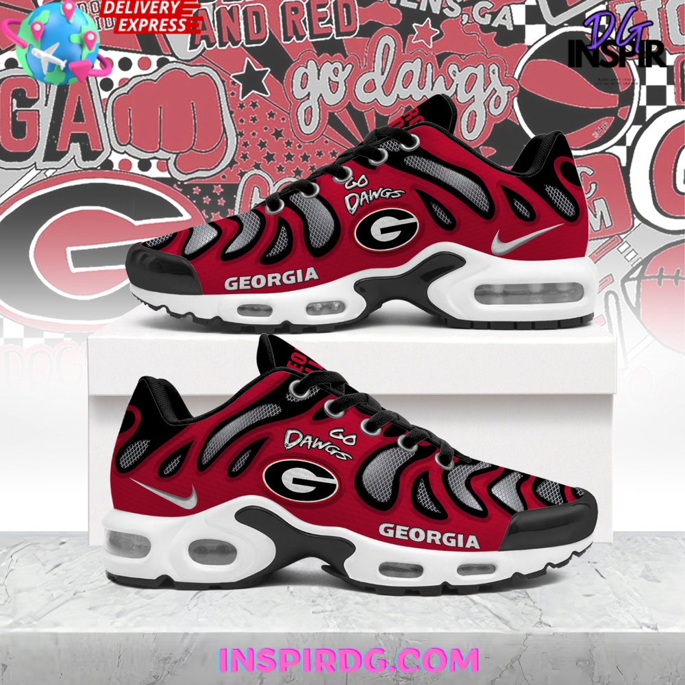 Georgia Bulldogs Go Dawgs Nike Air Max Plus Shoes 1