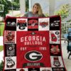 Georgia Bulldogs Quilt Blanket M2