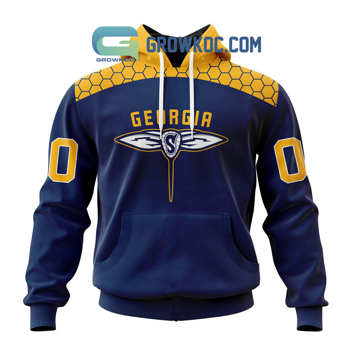 Georgia Swarm Away Jersey Personalized Hoodie Shirts2B1 P6XD3