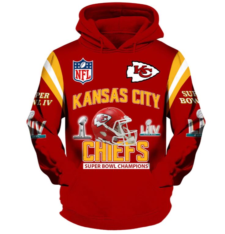 Get Ready For Game Day With This Cute All Over Print Kansas City Chiefs Zip Hoodie 0