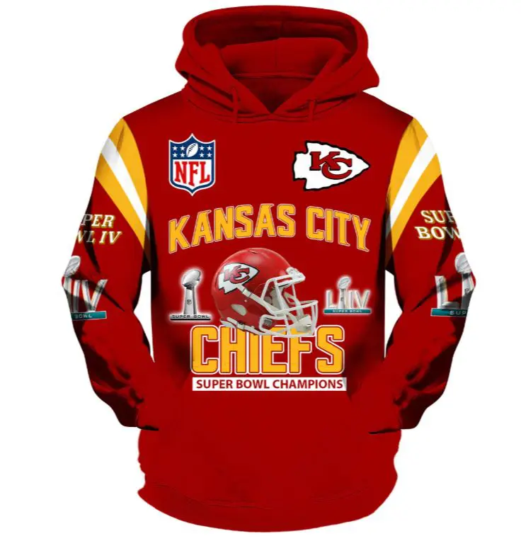 Get Ready For Game Day With This Cute All Over Print Kansas City Chiefs Zip Hoodie 0