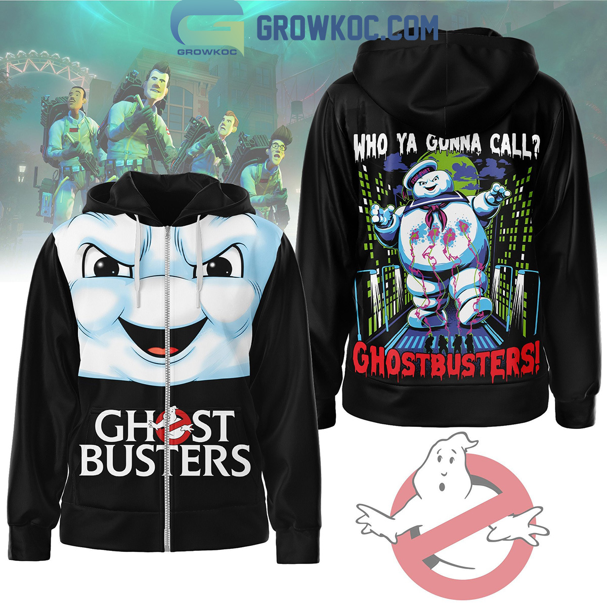 Ghostbusters Frozen Empire Who Ya Gonna Call Hoodie Shirts2B1 HwP7s