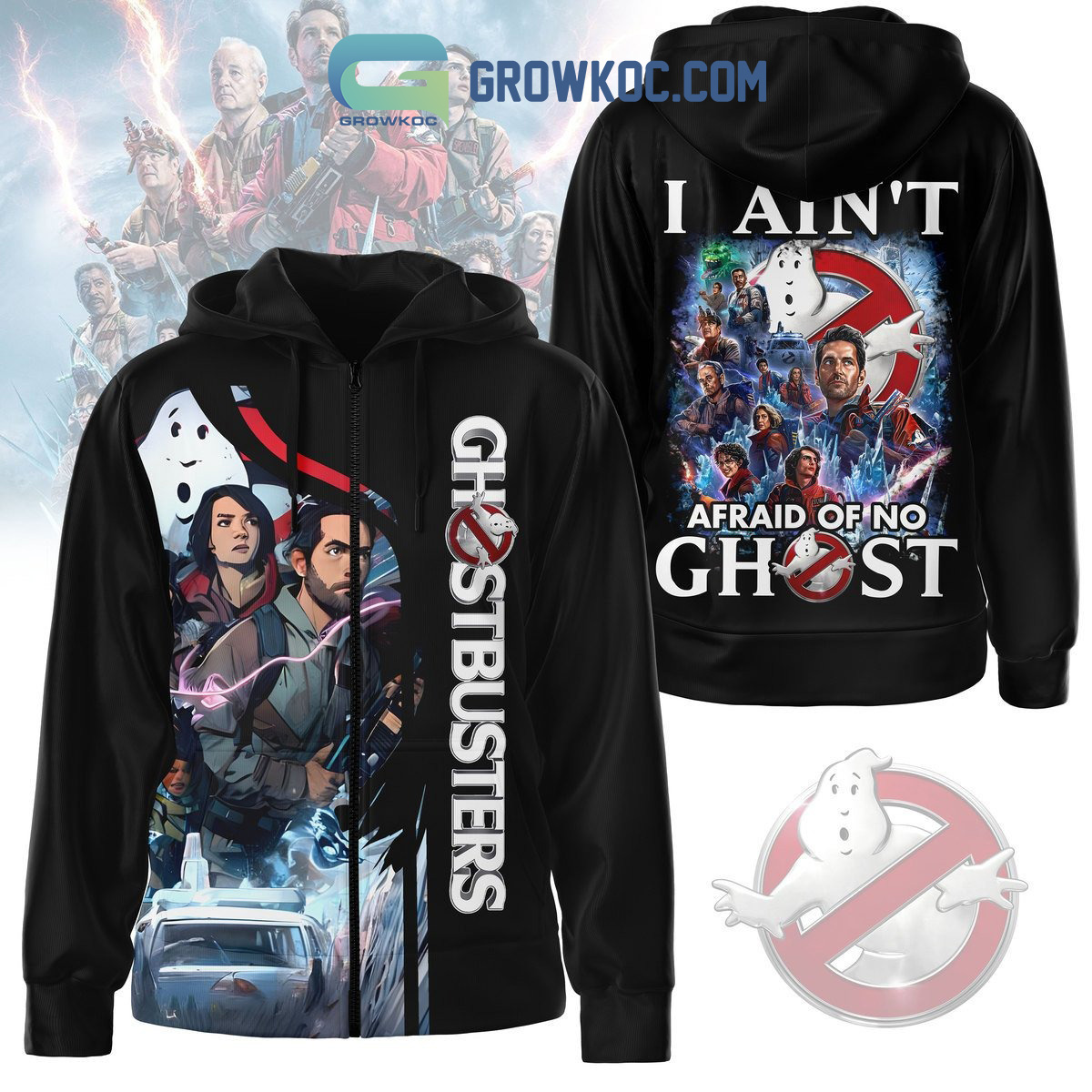 Ghostbusters I Aint Afraid Of No Ghost Hoodie Shirts2B1 F309d