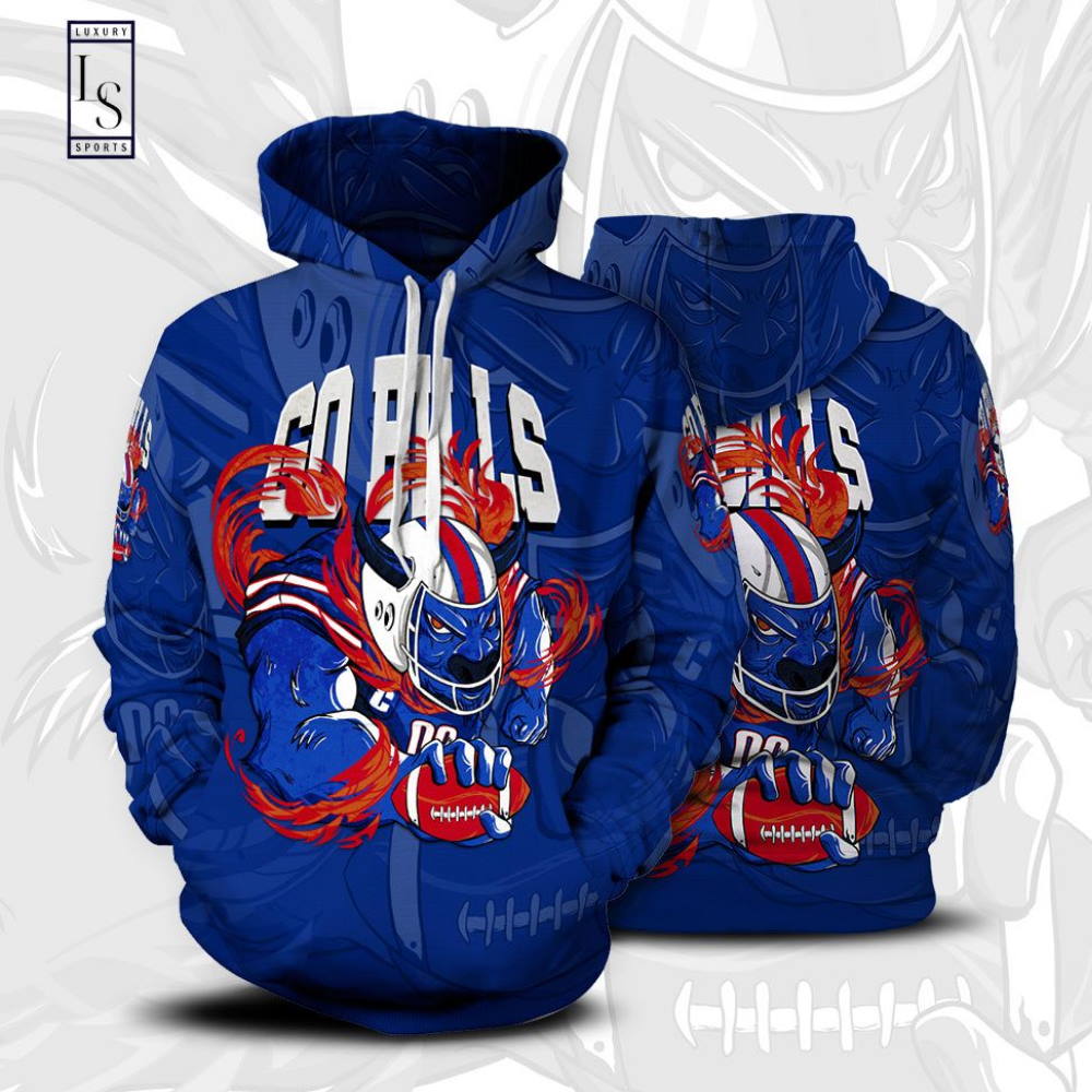 Go Buffalo Bills Football Custom All Over Print 3D Hoodie 0