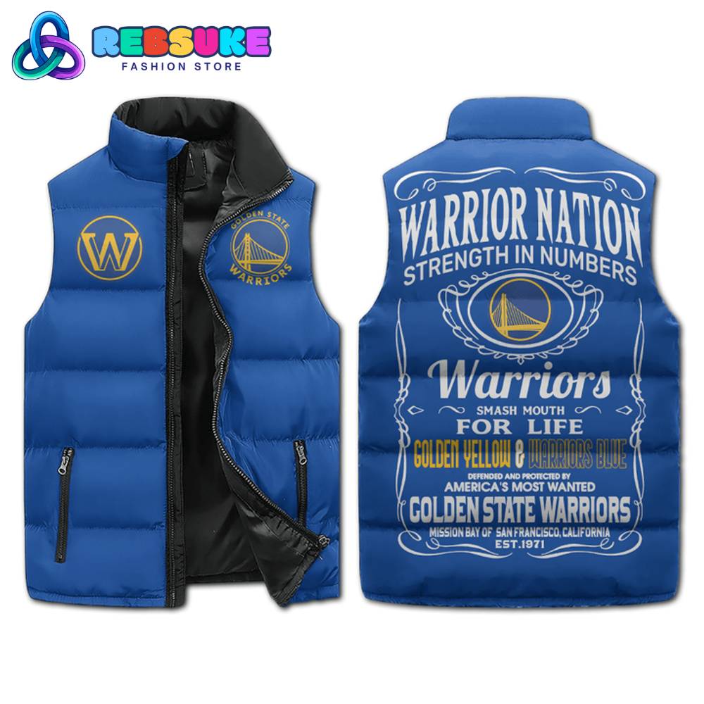 Golden State Warriors Nation Strength Numbers Cotton Vest 1