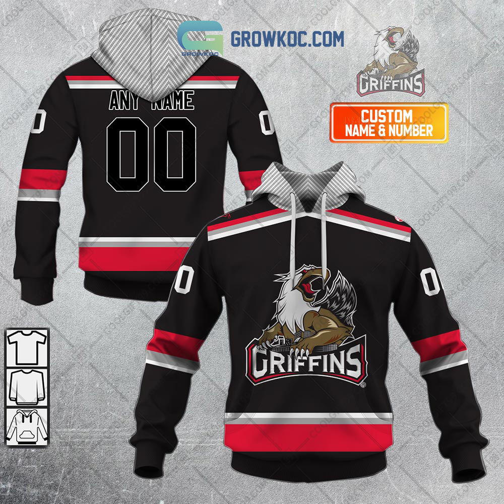 Grand Rapids Griffins Color Fan Personalized Hoodie Shirts2B1 twysF