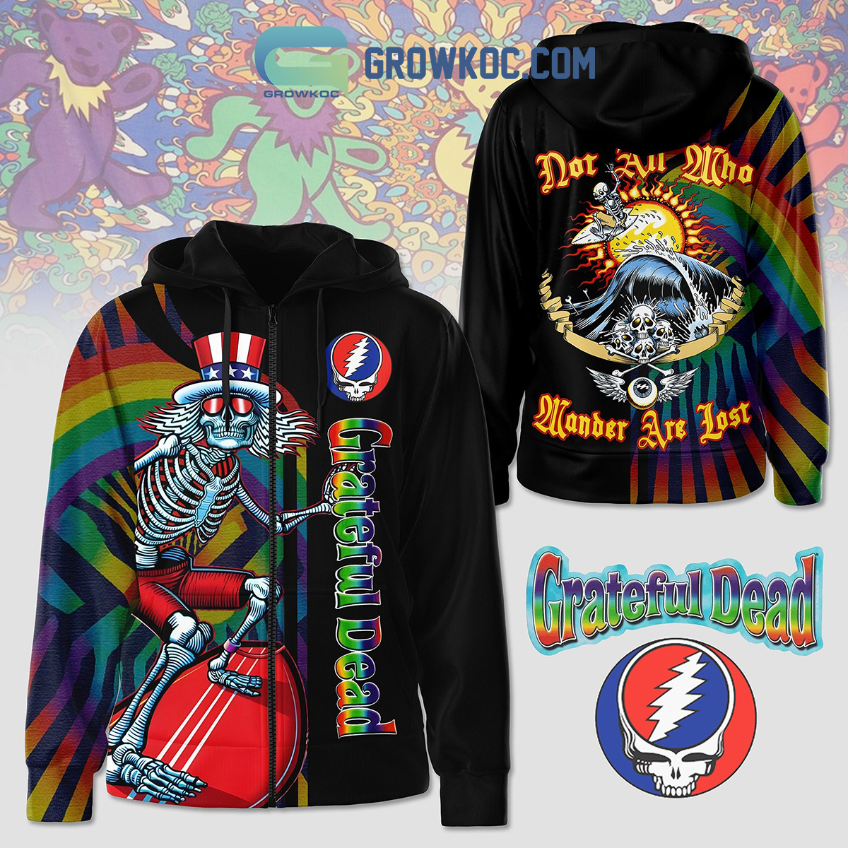 Grateful Dead Not All Who Wander Are Lost Fan Hoodie Shirts2B1 qOJAw