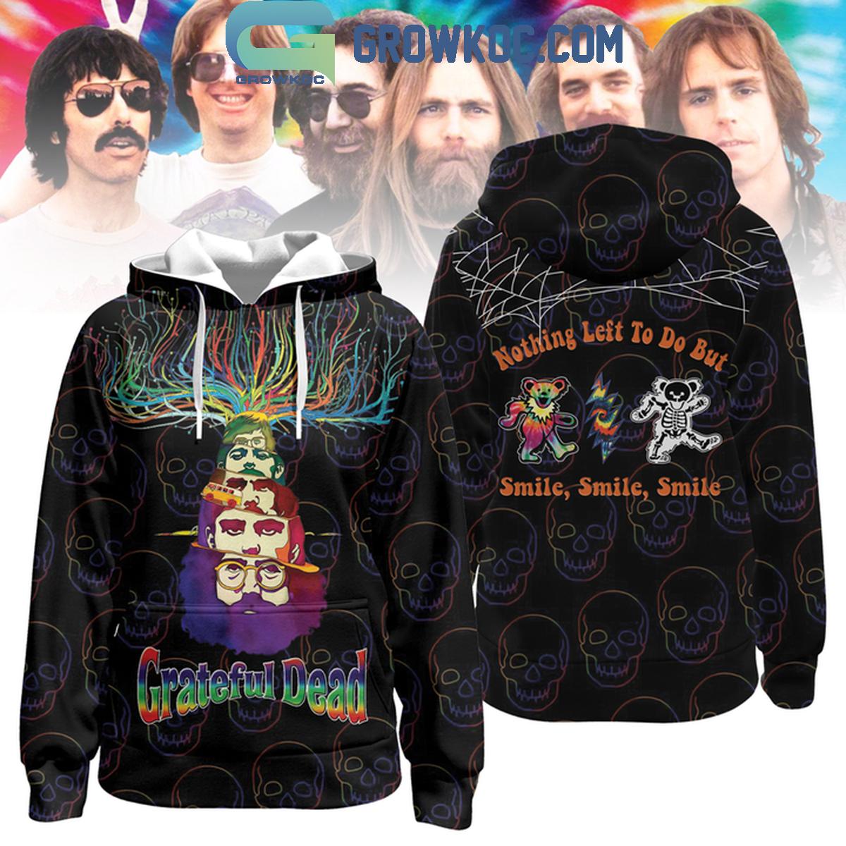 Grateful Dead Nothing Left To Do But Smile Hoodie T Shirt 1 MDp7Y