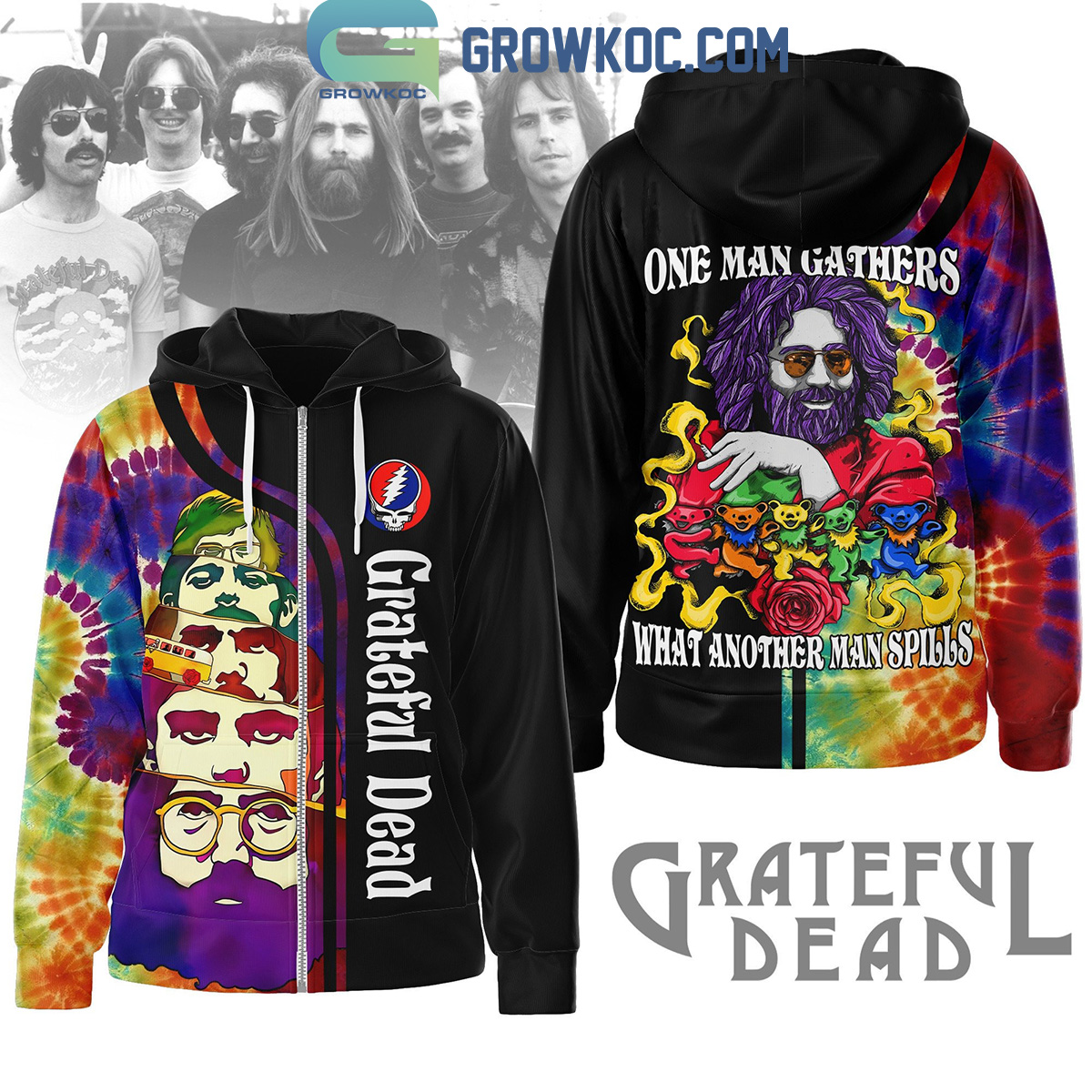 Grateful Dead One Man Gathers What Another Man Spills Hoodie Shirts2B1 H2Tz2