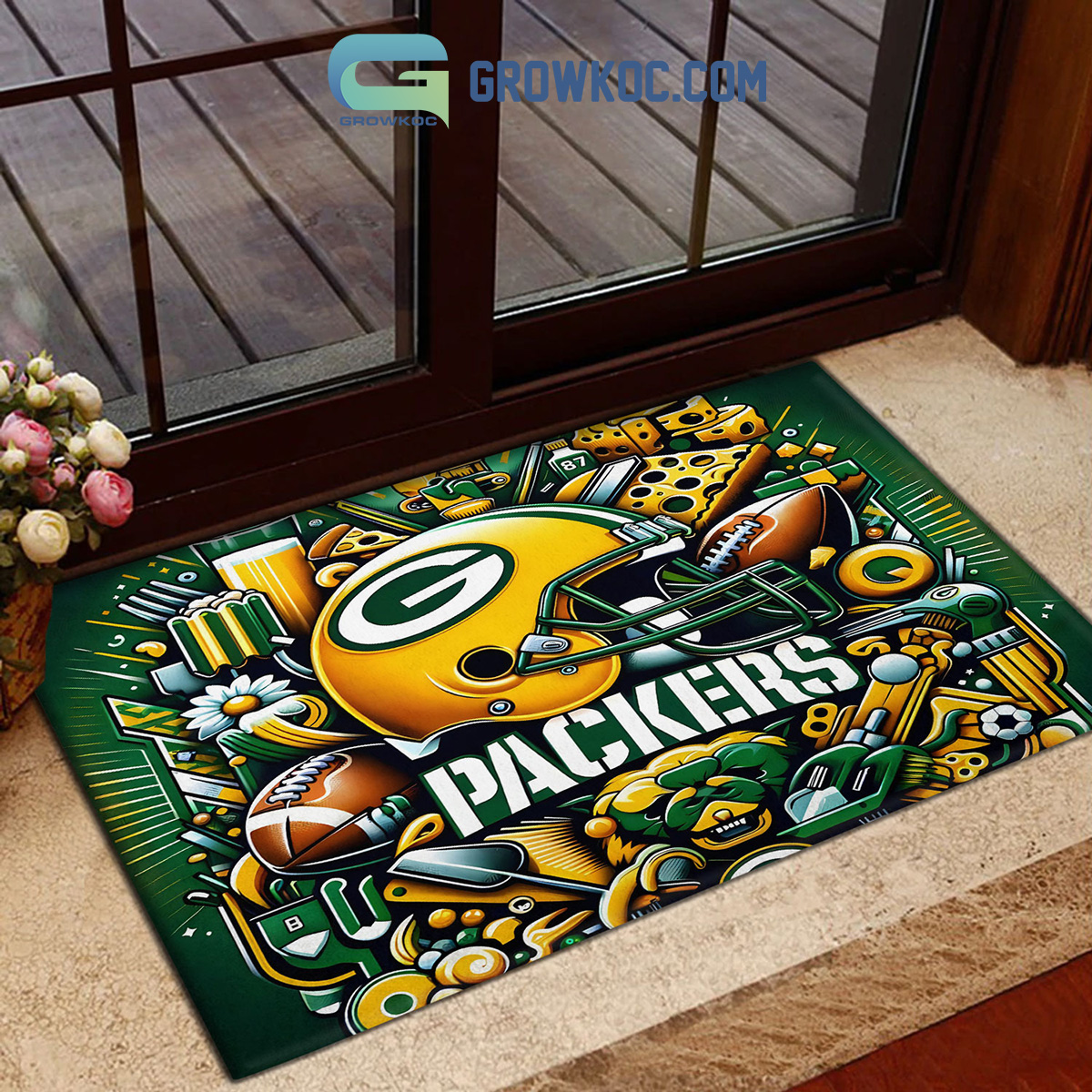 Green Bay Packers Lambeau Field Football Stadium Doormat2B1 9WGzF