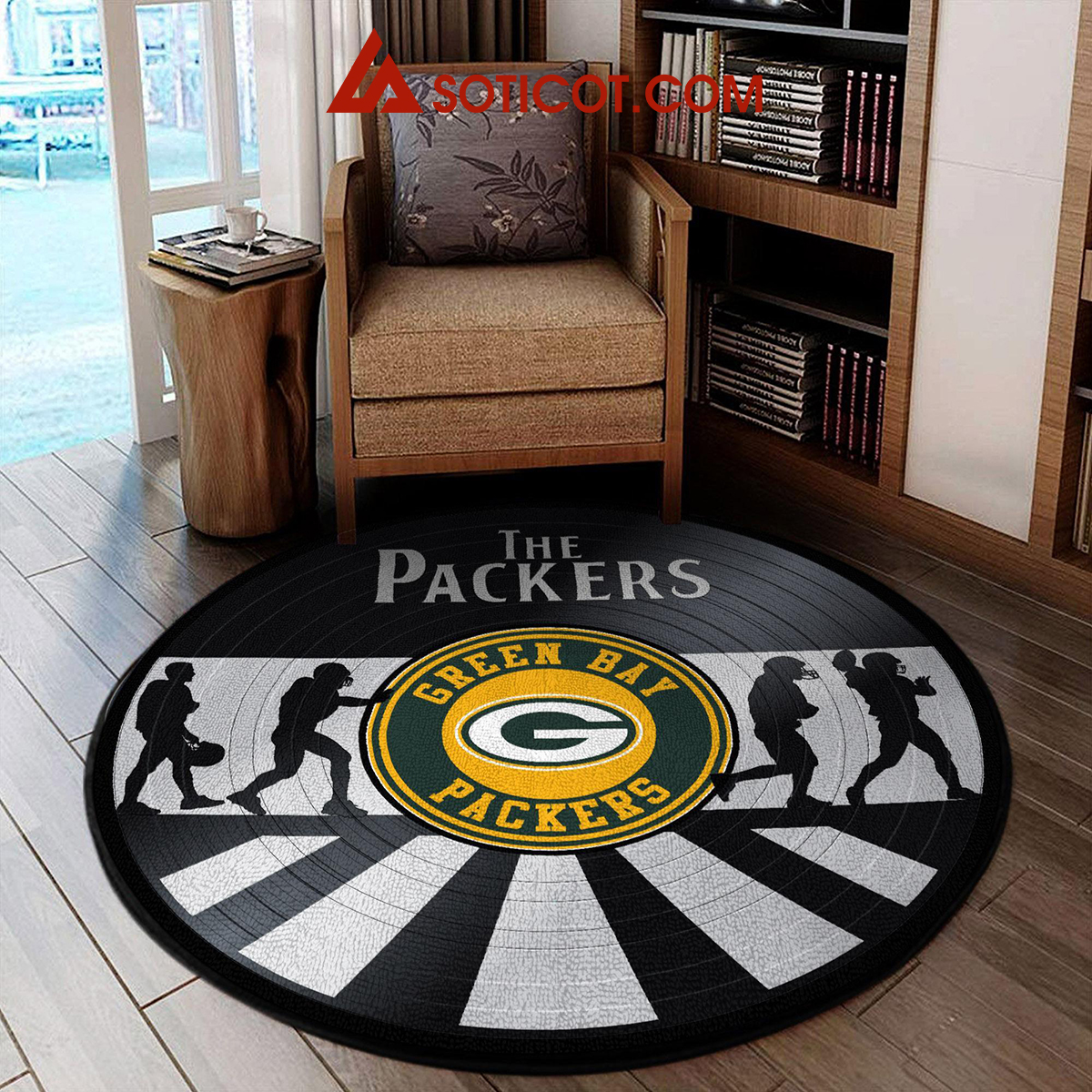 Green Bay Packers New Style Sports Round Rug Carpet Livingroom Mat2B1 FZBQz