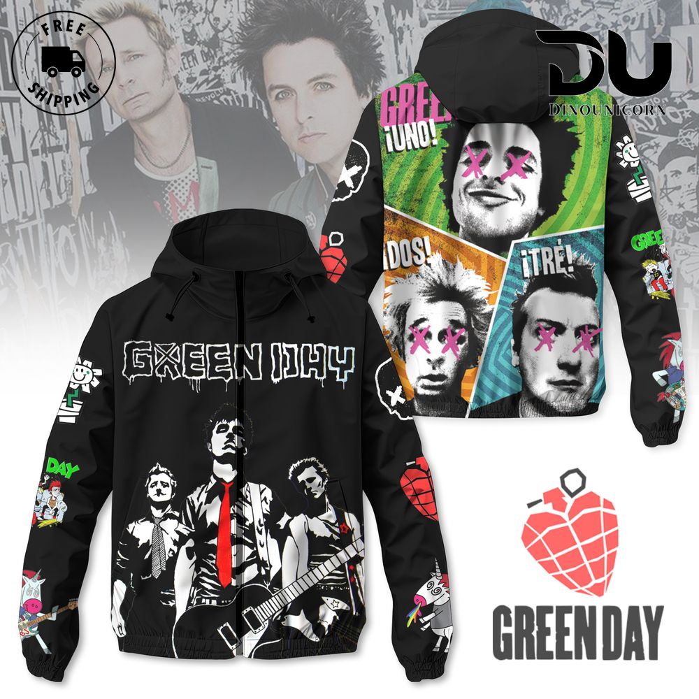 Green Day Windbreaker Outdoor Jacket 1