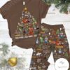 Gunsmoke Hee haw Hee haw Hee haw Christmas Tree Pajamas Set