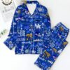 HOT Go Big Blue Lexington Kentucky Cats Design Blue Pijamas Set 2755e1 0