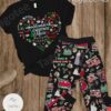 Hallmark Christmas Movie Watching Pajamas Set Heart Pajamas Set