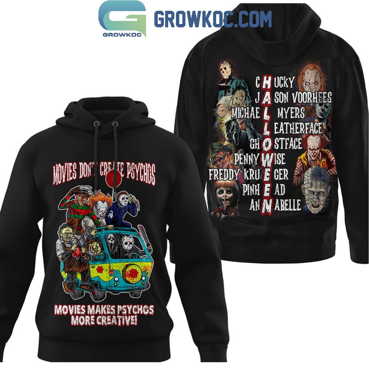 Halloween Movies Make Psychos More Creative Fan Hoodie Shirts 1 PfJz5