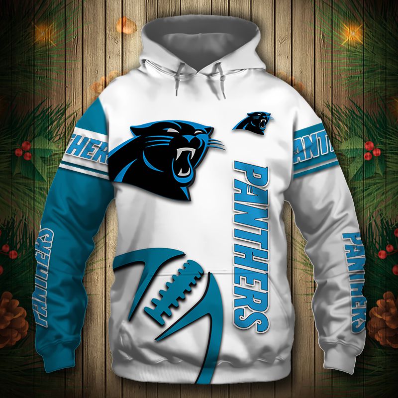 HalloweenThemed Carolina Panthers Hoodie With Custom Name Number Perfect Gifts For Fans 0